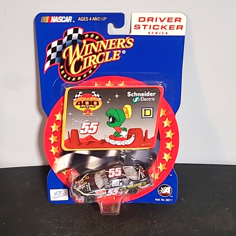 Nascar Winners Circle 1:64 Scale Die-Cast Car & Sticker #55 Bobby Hamilton